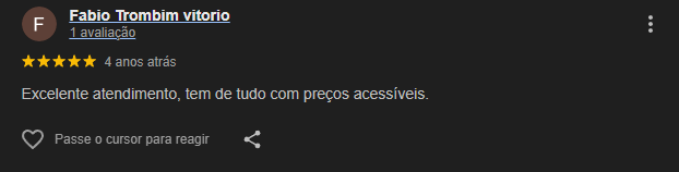 Avaliações do Google